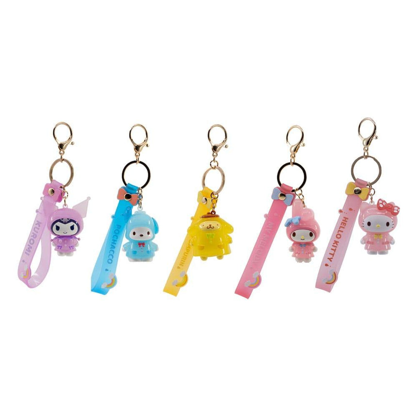 HELLO KITTY - Raincoat Series - Assortiment 12 Porte-Clés 6-7cm