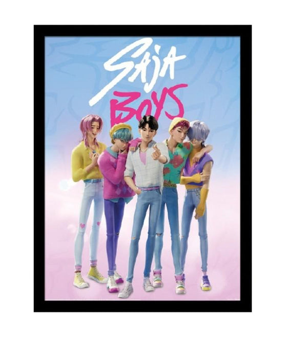 K-POP DEMON HUNTERS - Saja Boys - Impression Encadrée 45x35cm