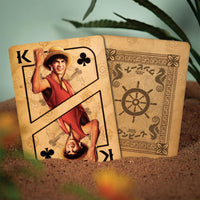 ONE PIECE NETFLIX - Jeu de cartes à jouer (52 cartes + 2 jokers)