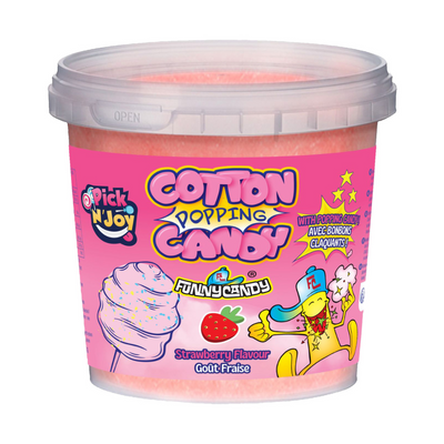 Funnycandy Popping Cotton Candy Strawberry