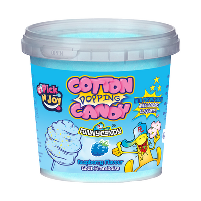 Funnycandy Poppin Cottin Candy Blue Raspberry