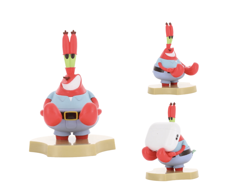 BOB L'EPONGE - Mr Krabs - Support Manette & Portable 'Holdem' - 11cm