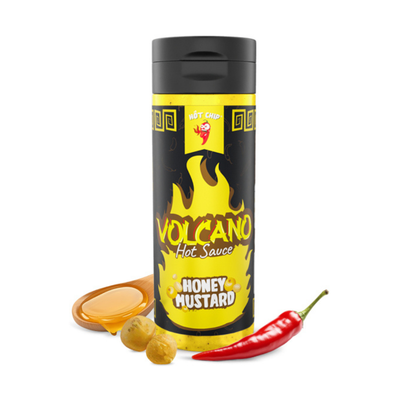 Hot Chip Volcano Chilli Mustard With Honey Hot Sauce