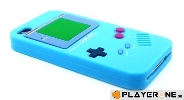 BUMPER - Housse GAME BOY IPhone 4 - Bleu