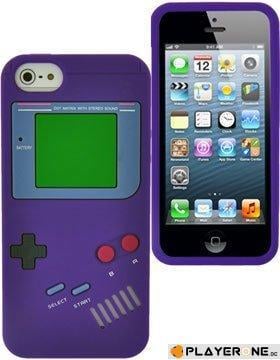 BUMPER - Housse GAME BOY IPhone 5 - Violet