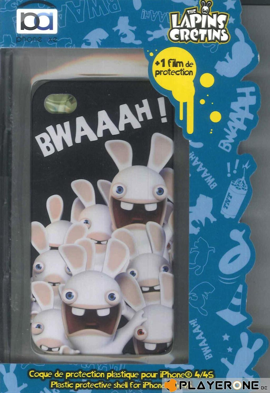 LAPINS CRETINS - Coque Iphone 4/4S : Bwaaah