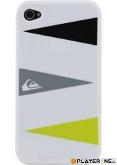 QUIKSILVER - Hard Case Iphone 4/4S : Graphic White Triple Layers