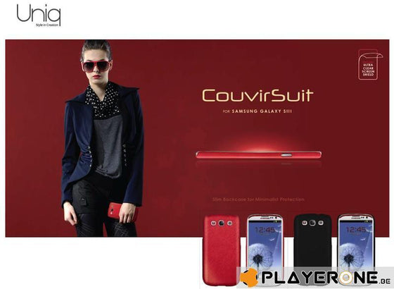 UNIQ - Galaxy S3 - COUVIRSUIT - Charged Cherry (Pink)