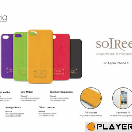 UNIQ - Iphone 5 - Couvirsuit Soiree - Liquorice Ice