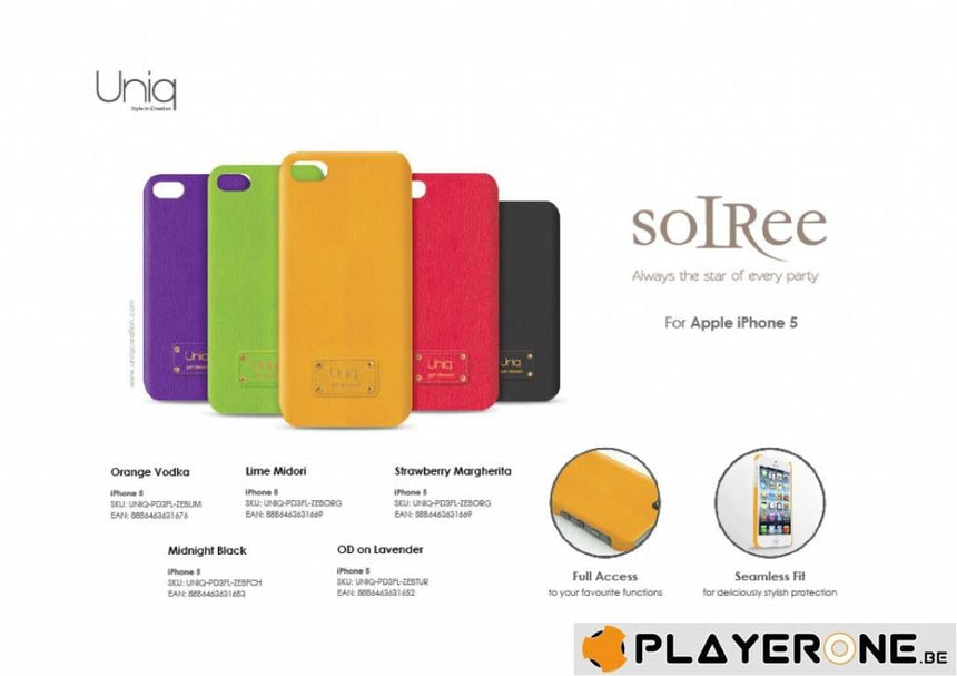 UNIQ - Iphone 5 - Couvirsuit Soiree - Bloody Mary