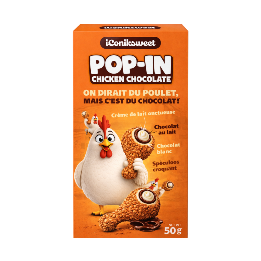 Iconiksweet Pop-In Chicken Chocolate