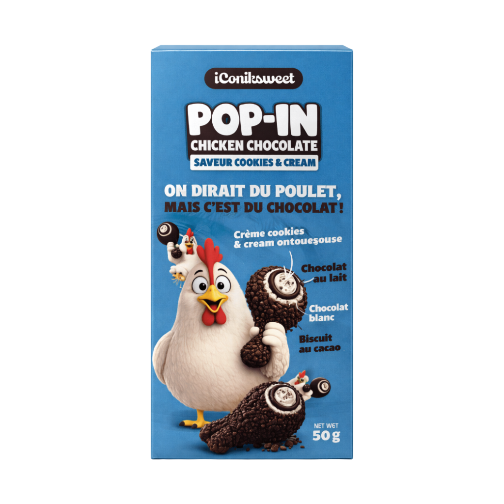 Iconiksweet Pop-In Chicken Cookies Cream