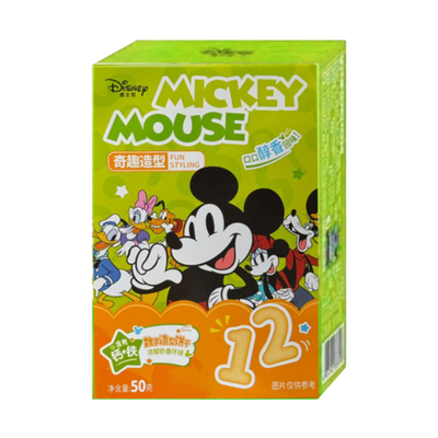 Binqi & Disney Numbers Shaped Cookies Milk Flavor