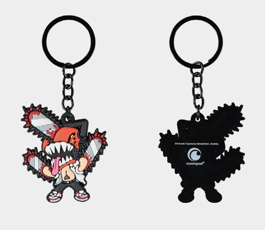 CHAINSAW MAN - Porte-clés en Caoutchouc