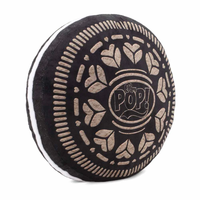 OH MY POP! - Black Cookie - Coussin 3D