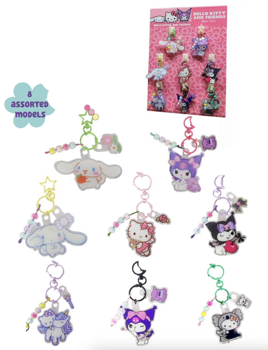 HELLO KITTY & Friends - Display de 16 Porte-clés
