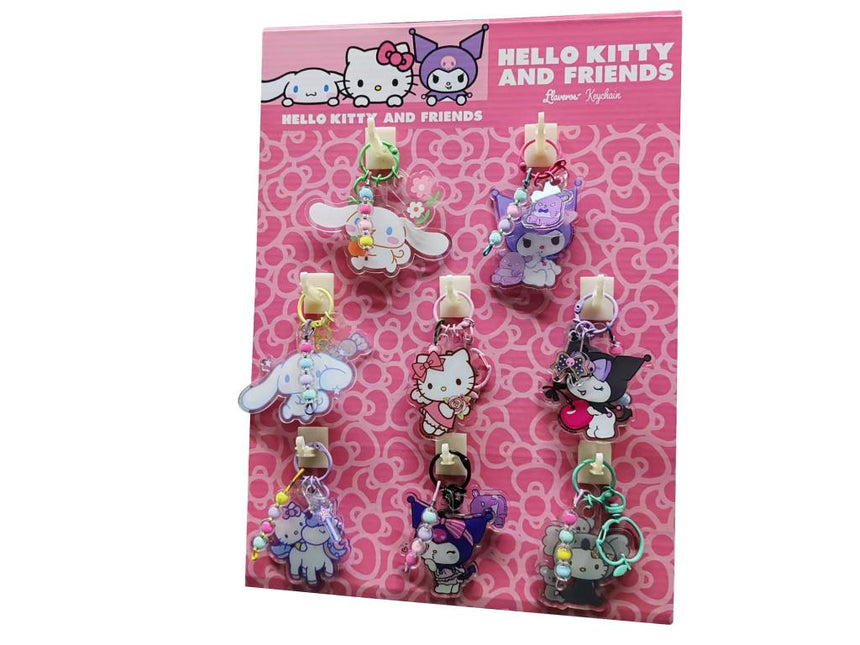 HELLO KITTY & Friends - Display de 16 Porte-clés