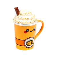 KAWAII - Latte Citrouille Epicé - Mug + Couvercle 3D 325ml