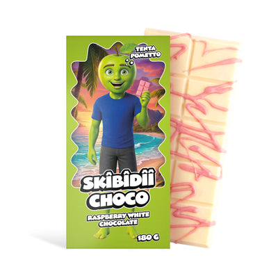 Skibidii Choco Tenta Pometto Raspberry White Chocolate