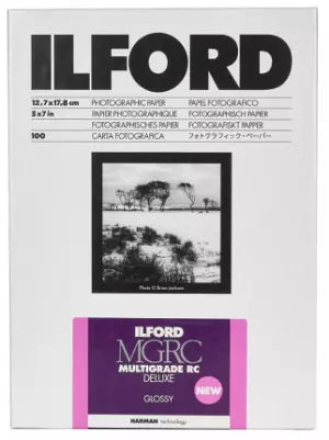 Ilford MGRC GLOSSY 12.7 X 17.8 100