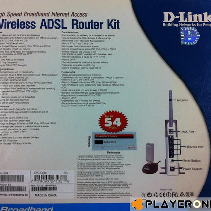 Wireless ADSL Router Kit D-Link