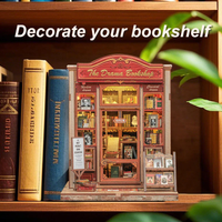 MINIATURE HOUSE - DIY - La Librairie Drama - 253pc + Eclairage LED