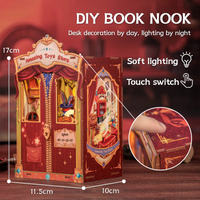 BOOK NOOK KIT - DIY - Magasin de Jouets - 103pc + Eclairage LED