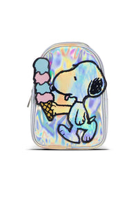 SNOOPY - Mini Sac à Dos 'Shiny' - 23x 16,5x 9,5cm