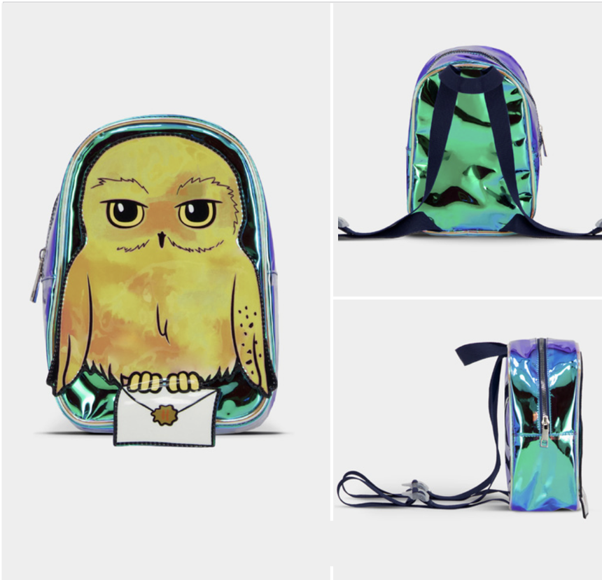HARRY POTTER - Hedwige - Mini Sac à Dos 'Shiny' - 23x 16,5x 9,5cm
