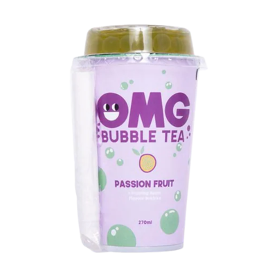 OMG Bubble Tea Passion Fruit Green Apple