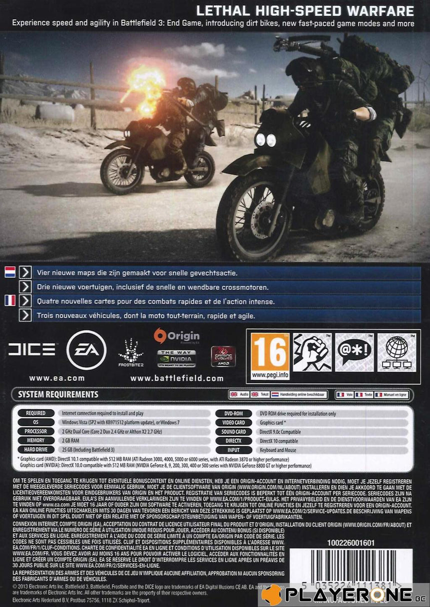 Battlefield 3 : END GAME ( DLC in the Box )