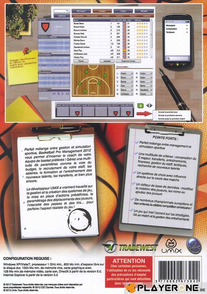 Basketball Pro Management 2012