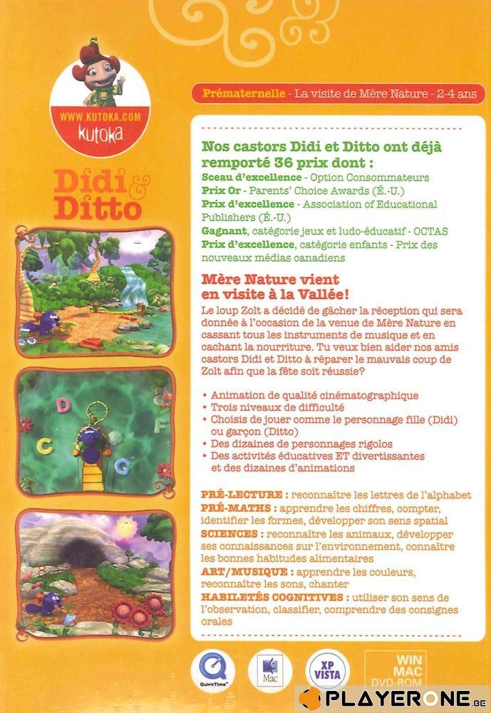 Didi et Ditto - La Visite de Mère Nature ( Prématernelle ) (*)