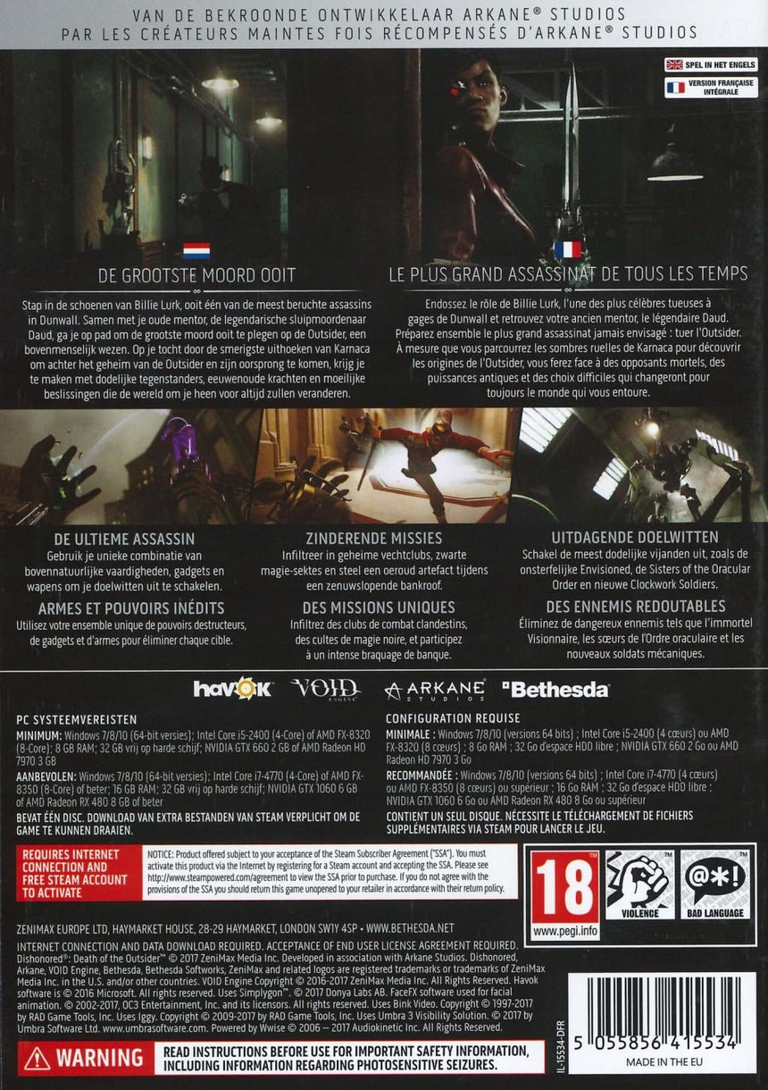Dishonored : Death of the Outsider