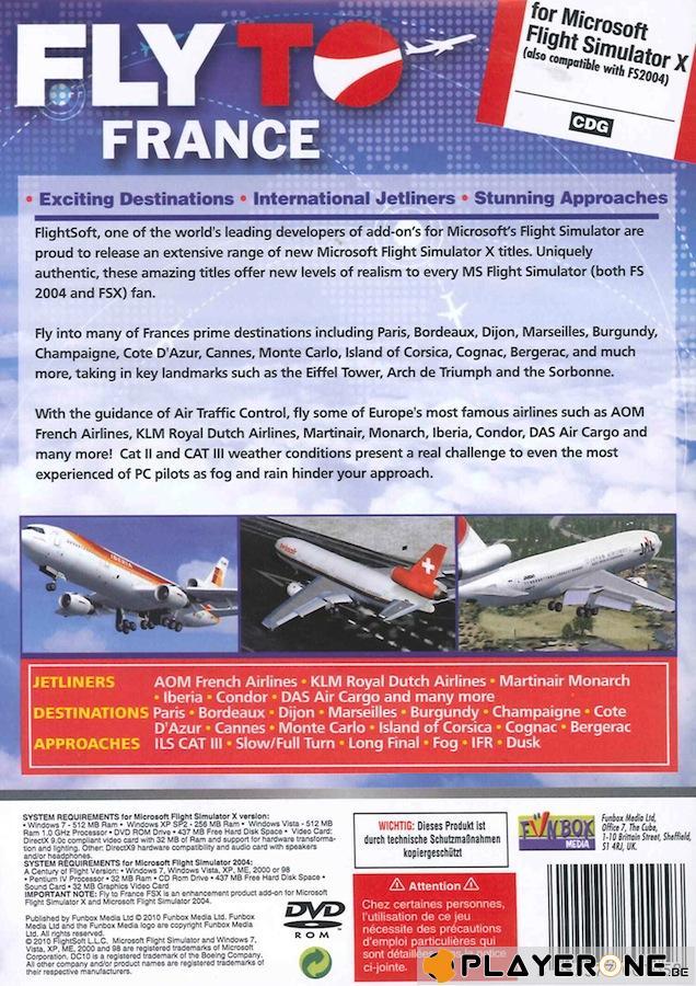 Fly To FRANCE ( for Flight Simulator X ) (UK only)