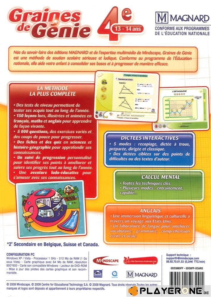 Graines de Génie 2éme Secondaire 13-14 ans (Edition 2009)