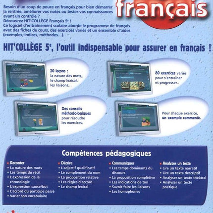 Hit College : Francais 5eme (12-13 ans)