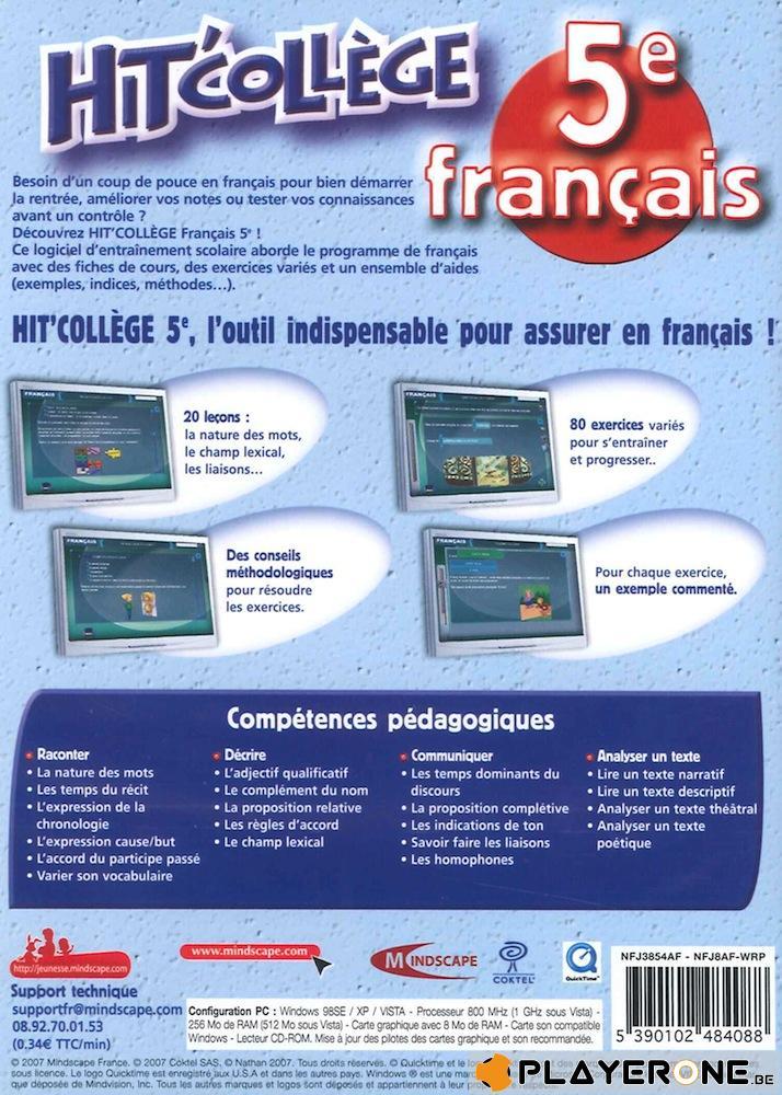 Hit College : Francais 5eme (12-13 ans)