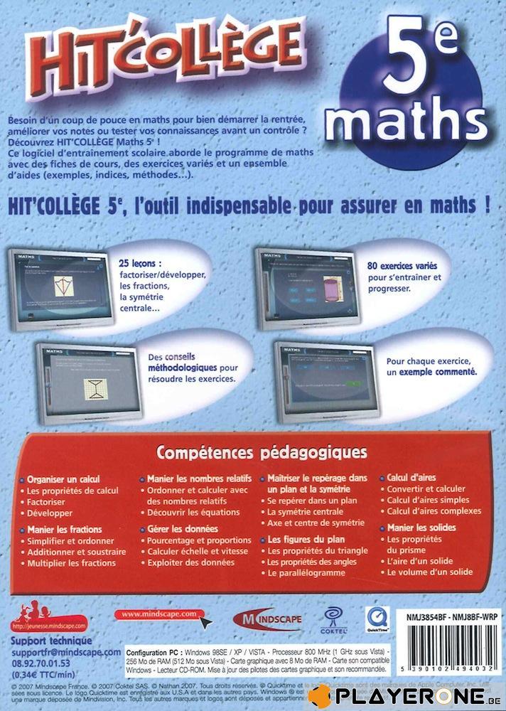 Hit College : Maths 5eme (12-13 ans)
