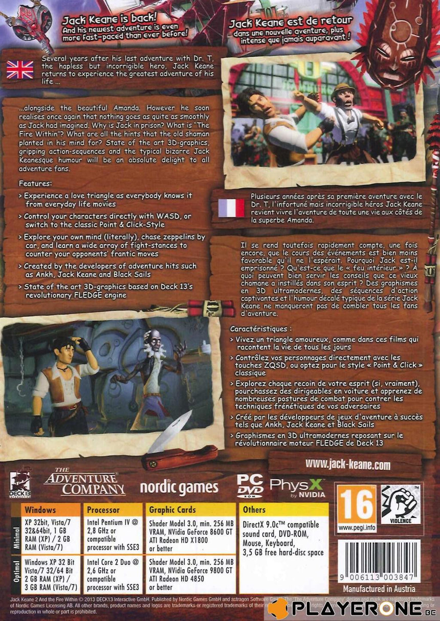 Jack Keane 2 : The Fire Within