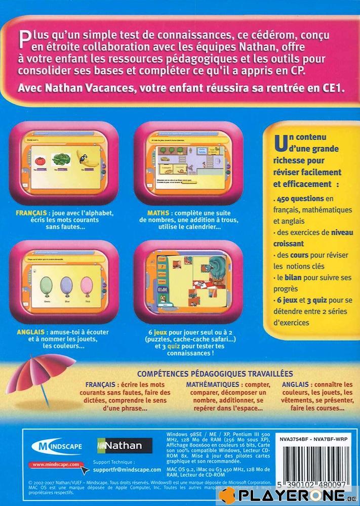 Nathan Vacances : 6-8 ans (PC/MAC)
