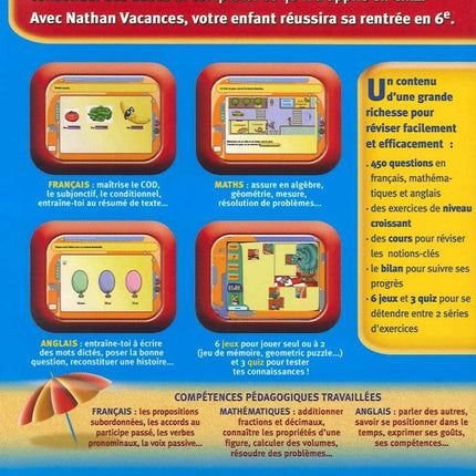 Nathan Vacances 2008 : 10-12 ans
