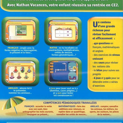 Nathan Vacances : 7-9 ans (PC/MAC)
