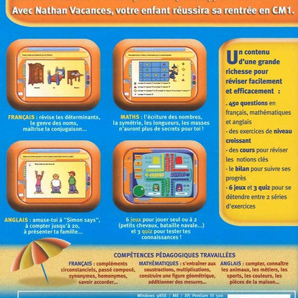 Nathan Vacances : 8-10 ans (PC/MAC)