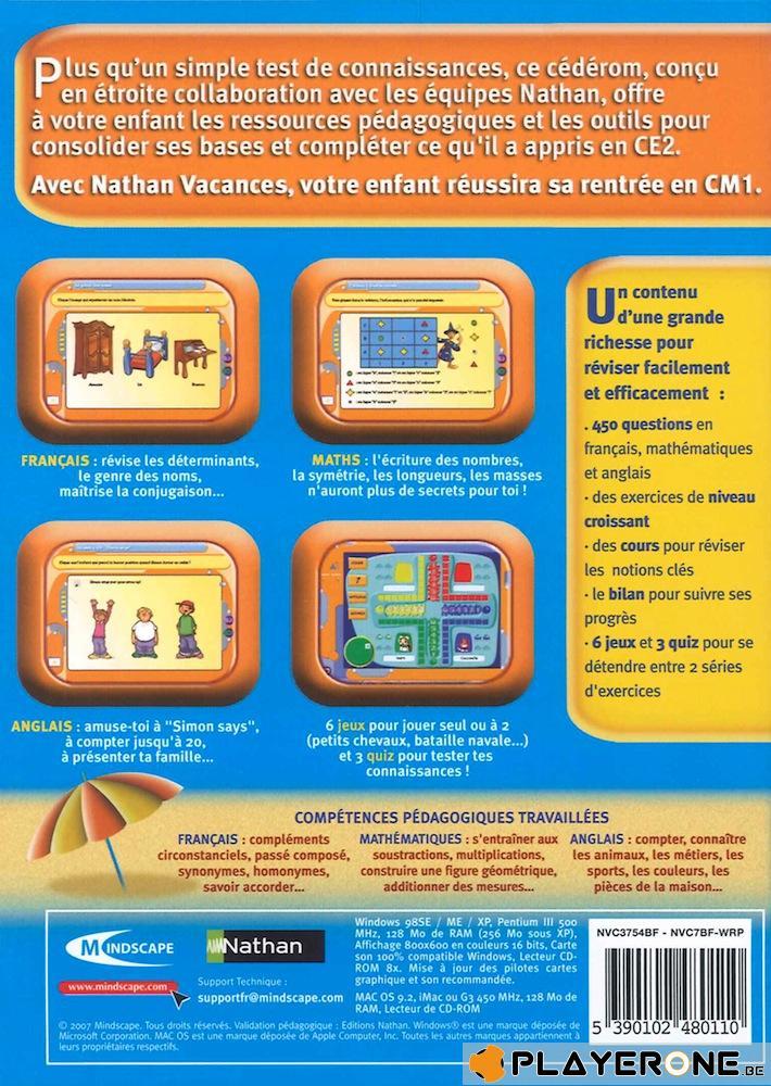 Nathan Vacances : 8-10 ans (PC/MAC)
