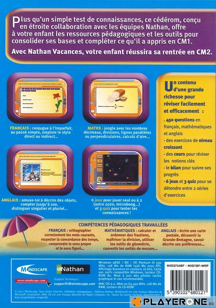 Nathan Vacances : 9-11 ans (PC/MAC)
