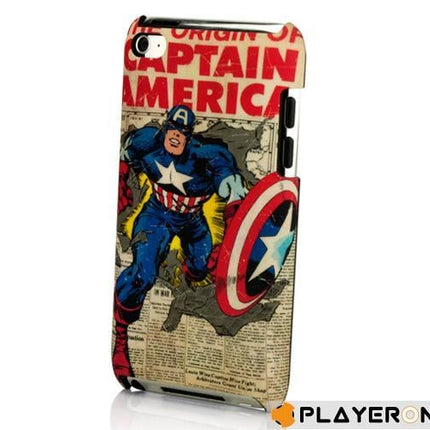 PDP - MOBILE - Marvel Capt. America Newsletter Clip Case IPod Touch 4