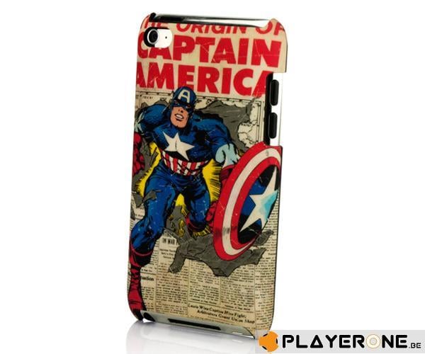 PDP - MOBILE - Marvel Capt. America Newsletter Clip Case IPod Touch 4