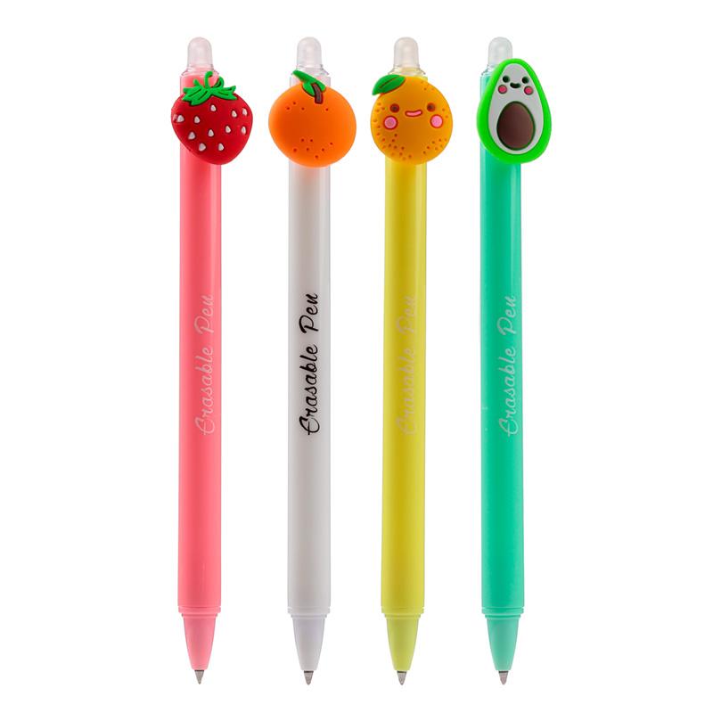 KAWAII - Fruits - Stylo à Gel Effaçable (Display de 36pcs)
