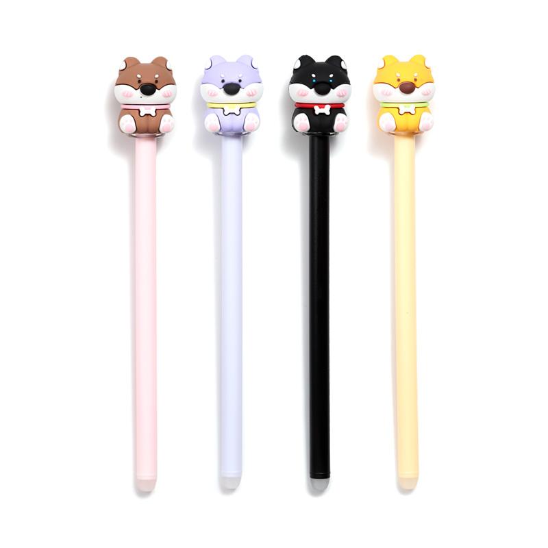 KAWAII - Chiots - Stylo à Gel Effaçable (Display de 36pcs)